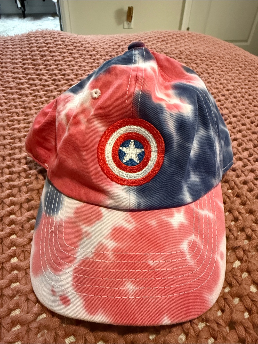 Tie-Dye Captain America Baseball Cap